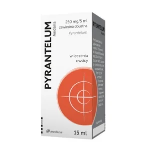 Medana PHARM Pyrantelum 250 mg/5 ml zawiesina 15 ml - Układ pokarmowy - miniaturka - grafika 1