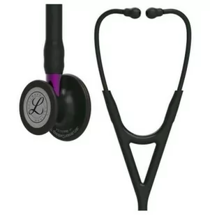 Littmann Cardiology IV 6203 Stetoskop kardiologiczny Black-Finish, przewód i lira - czarny, trzonek filotetowy - Urządzenia medyczne - miniaturka - grafika 1