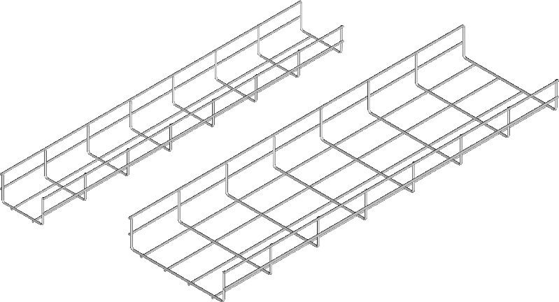 Baks Korytko siatkowe 150x60mm KSG150H60/3 960230 /3m/ 960230