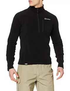Berghaus Męska kurtka polarowa Prism Micro Polartec z zamkiem błyskawicznym Czarny / Czarny 3XL 4-22257BP6-BP6-3X-Large - Kurtki męskie - miniaturka - grafika 1