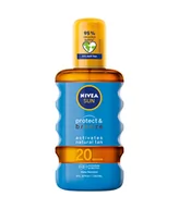 Balsamy i kremy do opalania - Nivea Sun Protect Bronze Spray Spf 20 200ML - miniaturka - grafika 1