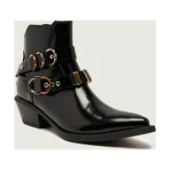 Botki damskie - Pinko Skórzane kowbojki TEX 13 - miniaturka - grafika 1