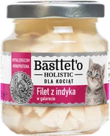 Mokra karma dla kotów - Basttet'o Holistic filet z indyka w galerecie dla kociąt 130g - miniaturka - grafika 1