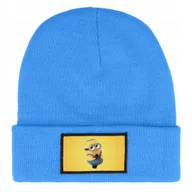 Czapki damskie - CZAPKA ZIMOWA CIEPŁA NIEBIESKA DZIECIĘCA Z MOTYWEM MINIONKI WIELE WZORÓW - miniaturka - grafika 1