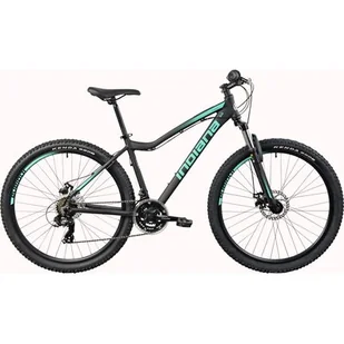 Rower górski MTB INDIANA X-Pulser 2.7 D17 27.5 cala damski Czarno-miętowy - Rowery - miniaturka - grafika 1