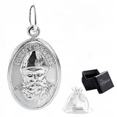 Wisiorki - Medalik srebrny pr.925 Wisiorek Święty Charbel Makhlouf Ochrona Duchowa - miniaturka - grafika 1