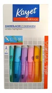 Przybory szkolne - Kayet Zakreślacze z okienkiem 1mm 3,5mm 6szt - miniaturka - grafika 1