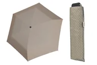 Parasole - Wytrzymała Płaska Parasolka Doppler Carbonsteel, Szara W Kropki - miniaturka - grafika 1