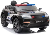 Pojazdy elektryczne dla dzieci - Pojazd na Akumulator BLT-201 Policja Czarny LEAN CARS - miniaturka - grafika 1