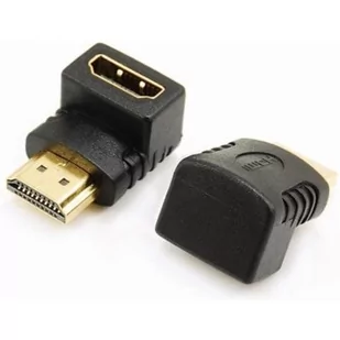 Elmak SAVIO CL-112 Adapter HDMI F) HDMI M) 90° kątowy - Adaptery i przejściówki - miniaturka - grafika 1