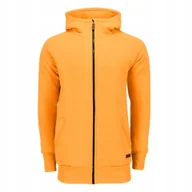 Bluzy męskie - Bluza męska bawełniana żółta gruba rozpinana kieszenie na zamek Cuna M - miniaturka - grafika 1