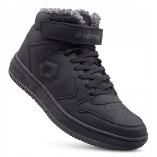Buty Zimowe Męskie Lotto Ocieplane Sportowe Wysokie Paliot Fur 2400192U - Buty sportowe męskie - miniaturka - grafika 1