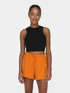 Koszulki i topy damskie - ONLY Top Vilma 15282771 Czarny Slim Fit - miniaturka - grafika 1