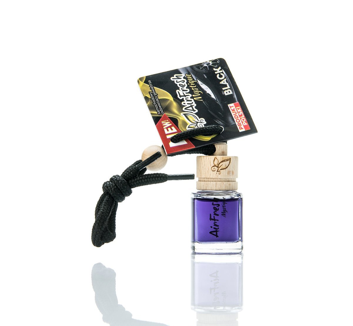 MYSTIQUE ZAPACH DO SAMOCHODU BLACK DYFUZOR 8 ML ZIELONA MORSKA BRYZA OWOCE