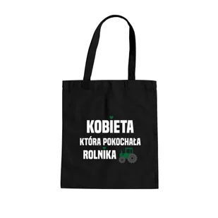 Kobieta, która pokochała rolnika - torba na prezent dla dziewczyny, żony - Torby i wózki na zakupy - miniaturka - grafika 1