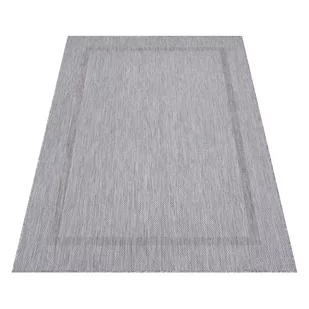 Dywan zewnętrzny Relax ramka srebrny 60 cm x 110 cm - Dywany zewnętrzne - miniaturka - grafika 1