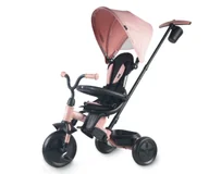 Rowerki trójkołowe - Qplay Rowerek Trójkołowy Elite Platinum Pink - miniaturka - grafika 1