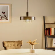 Lampy sufitowe - Alfa Żyrandol Beryt Pro z metalu czarny/złoty - miniaturka - grafika 1