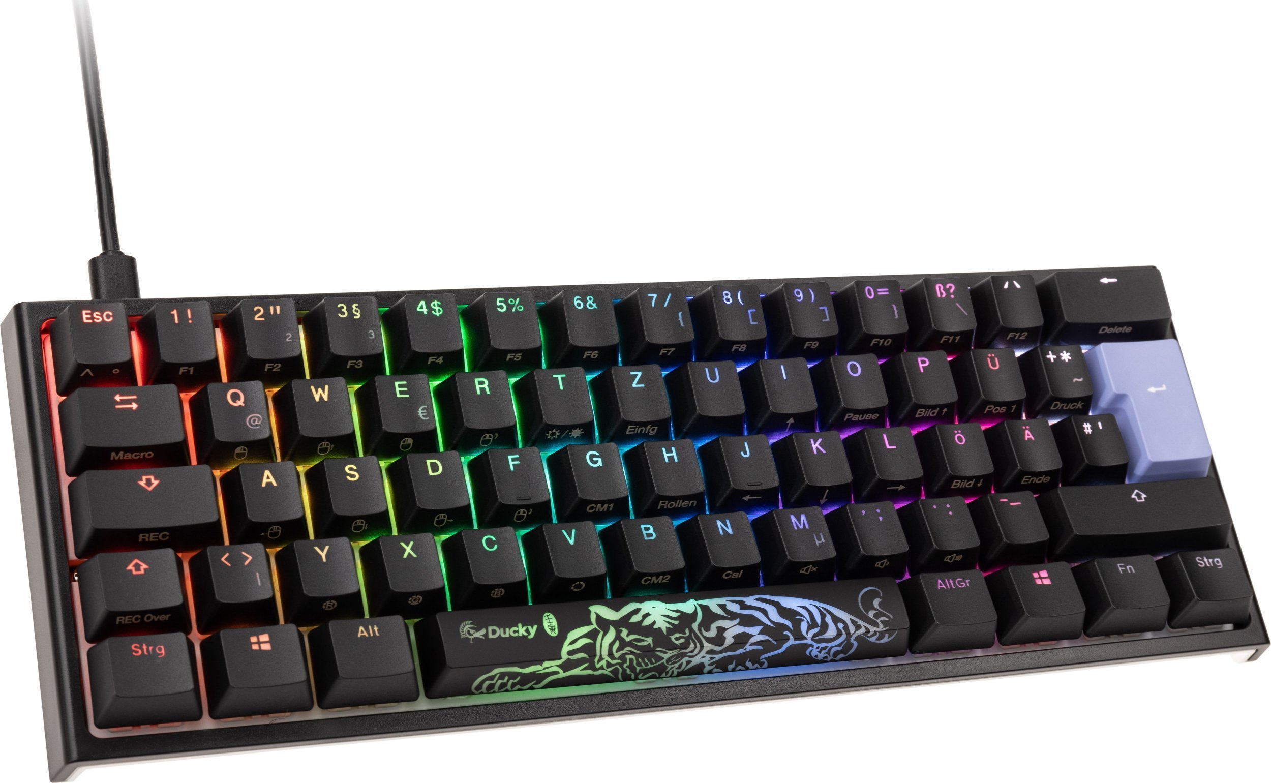 Ducky One 2 Pro Mini Gaming Tastatur, RGB LED - Cherry Brown DKON2061ST-BDEDAZT2