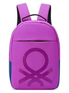 Plecaki - Delsey x Benetton Plecak "Fabrica" w kolorze różowym - 30 x 44 x 14 cm - miniaturka - grafika 1