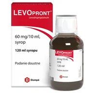 Przeziębienie i grypa - Levopront syrop 60mg/10ml na kaszel 120 ml 4850612 - miniaturka - grafika 1