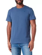 Koszulki męskie - G-STAR RAW Męski T-Shirt Base-s R T S/SG-STAR RAW Męski T-Shirt Base-s R T S/S, Niebieski (Rank Blue D16411-336-868), XL - miniaturka - grafika 1