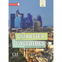 Quartier d'affaires 1 Podręcznik poziom A2 + DVD - Rosillo M.P., Maccotta P., Demaret M. - Książki do nauki języka francuskiego - miniaturka - grafika 1