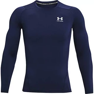 Koszulki męskie - Under Armour Koszulka UA HG Armour Comp LS-NVY - XXL 1361524-410_XXL - grafika 1