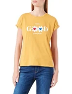 Koszulki i topy damskie - Springfield Koszulka "Feel good everyday", Koszulka damska, Granatowy (Navy Blue), M, Azul Marino (Navy Blue), M - miniaturka - grafika 1