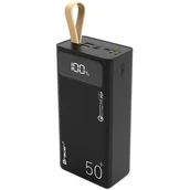 Powerbanki - Tracer Powerbank Magni 50000 mAh QC3.0 + PD + SCP + Vooc Czarny - miniaturka - grafika 1