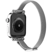 Akcesoria do smartwatchy - Pasek LUNA do Apple Watch (38/40/41mm) A00129 Srebrny - miniaturka - grafika 1
