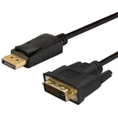 Adaptery i przejściówki - Savio Kabel adapter CL-122 DisplayPort do DVI 3m CL-122 - miniaturka - grafika 1