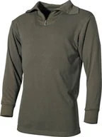 Koszulki męskie - MFH KOSZULKA PLUSZOWA Z GOLFEM BUNDESWEHRY OLIV XL - miniaturka - grafika 1