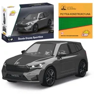 Klocki - Cobi 24576 Samochód  Škoda Enyaq Sportline SKODA 92 El. + PŁYTKA - miniaturka - grafika 1