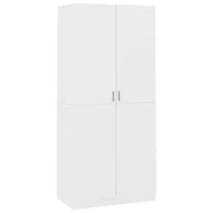 Szafy - Szafa, biała, 90x52x200 cm, materiał drewnopochodny - miniaturka - grafika 1