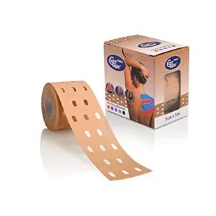 Cure Tape PUNCH kinesiotaping Beżowy 5cm x 5m - Akcesoria do rehabilitacji - miniaturka - grafika 1