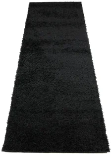 Czarny nowoczesny chodnik shaggy na metry D7-M30 - Wycieraczki Czarny nowoczesny chodnik shaggy na metry D7-M30 - Wycieraczki - miniaturka - grafika 1