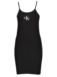 Calvin Klein Sukienka w kolorze czarnym - Sukienki - miniaturka - grafika 1