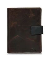 Portfele - OCHNIK Portfel męski skórzany brązowy PORMS-0613-89 – elegancja, komfort, trwałość PORMS-0613-89(Z24) - miniaturka - grafika 1