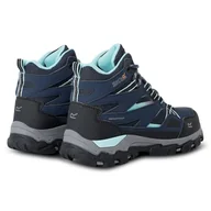 Buty dla chłopców - Regatta Dziecięce buty trekkingowe Holcombe, wodoodporne i oddychające, idealne do aktywności na świeżym powietrzu i wspinaczki górskiej, granatowy, 38 EU - miniaturka - grafika 1