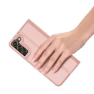 Dux Ducis Skin Pro kabura etui pokrowiec z klapką Samsung Galaxy S22+ (S22 Plus) różowy - Etui i futerały do telefonów - miniaturka - grafika 8