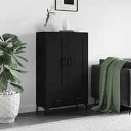 Szafki do salonu - Wysoka szafka, czarna, 69,5x31x115 cm Lumarko! - miniaturka - grafika 1