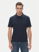 Koszulki męskie - Calvin Klein Polo Supima LV04LB276G Granatowy Regular Fit - miniaturka - grafika 1