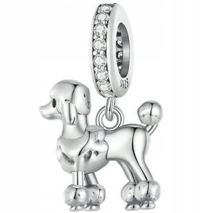 Charms Zawieszka Charms Pies Pudel Srebro 925 Charmsy Trusky - Bransoletki - miniaturka - grafika 1