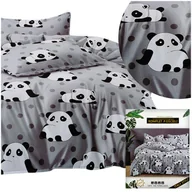 Pościel - Pościel 160x200 komplet 3 części bawełna satynowa DALWIN poszewki 70x80 - miniaturka - grafika 1