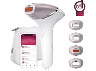 Depilatory i golarki damskie - Philips Lumea IPL BRI947/00 SenseIQ Czujnik SmartSkin Biało-fioletowy - miniaturka - grafika 1