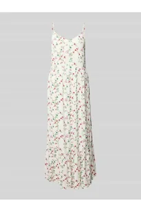 Sukienka casualowa taliowana ze wzorem na całej powierzchni model FYA - Pieces - Sukienki - miniaturka - grafika 1