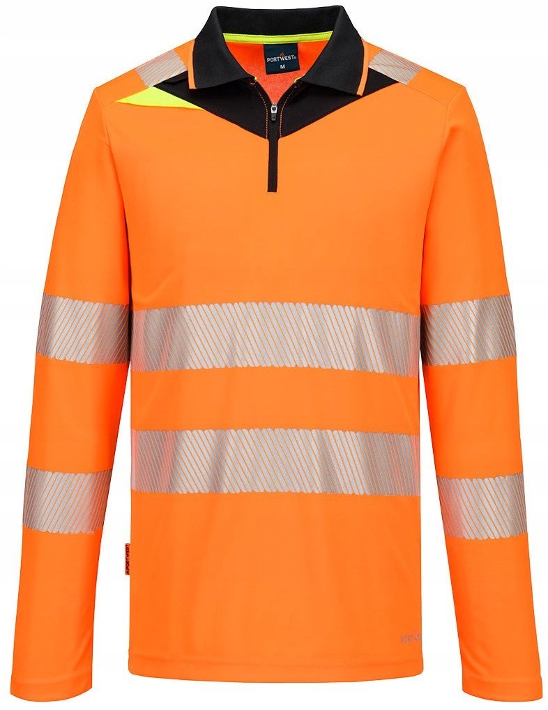 Koszulka ostrzegawcza polo z długim rękawem Portwest DX419 OBR r. 5XL