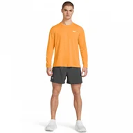Spodnie sportowe męskie - Męskie spodenki do biegania Under Armour UA Launch 5\'\' Unlined Shorts - szare - UNDER ARMOUR - miniaturka - grafika 1