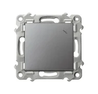 Wyłączniki światła i elektryczne - Wyłącznik schodowy SZAFIR - szary mat - miniaturka - grafika 1